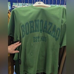 Qazaq Republic  Modern Identity Graphic Tee - Green